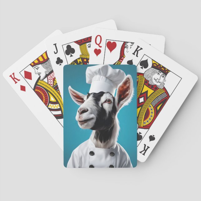 Chef Goat Playing Cards (Back)