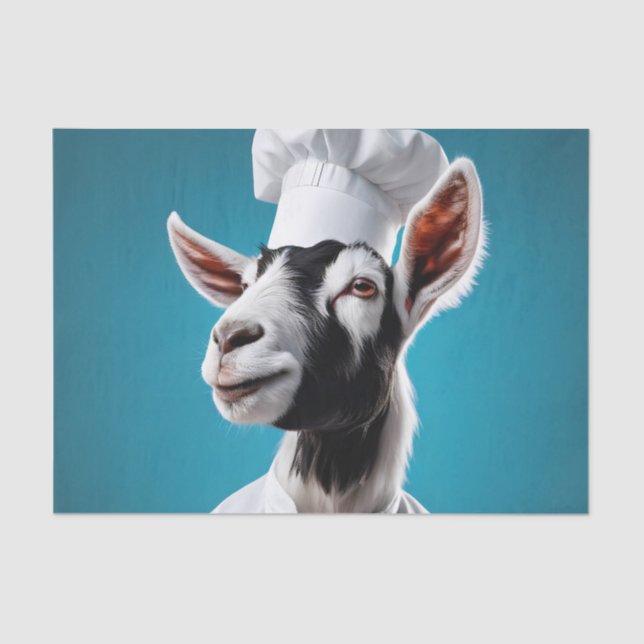 Chef Goat Tissue Paper (Front)