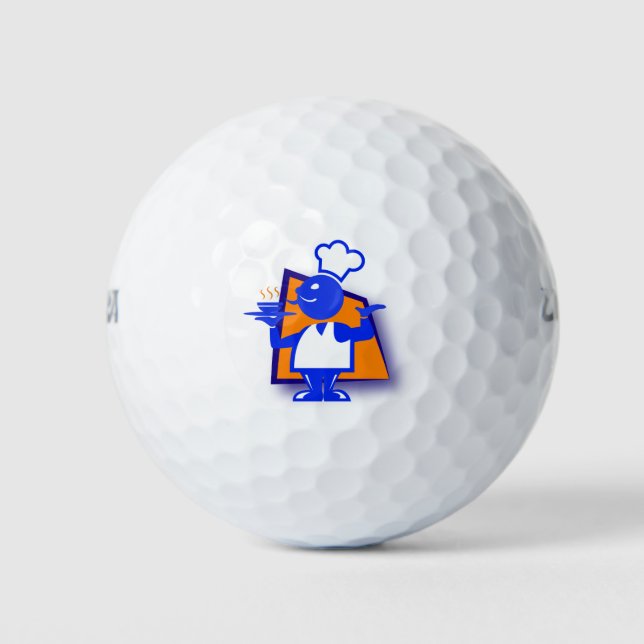 Chef Golf Balls (Front)