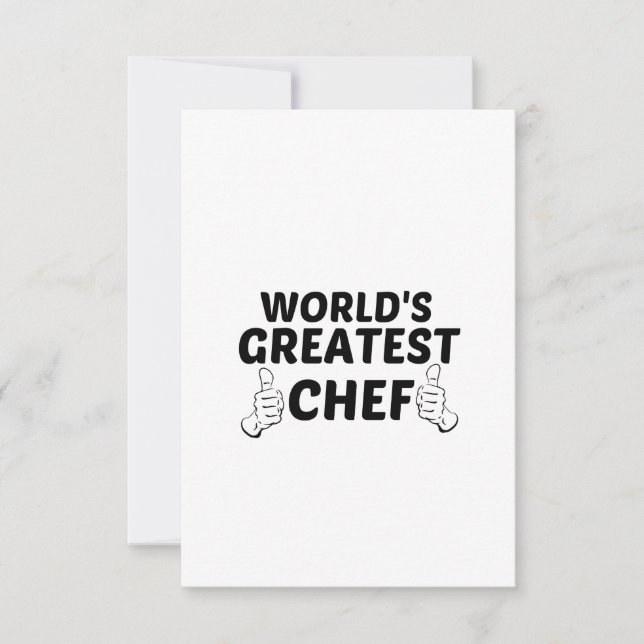 CHEF GREATEST THANK YOU CARD (Front)