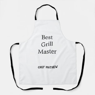 Chef handsome and can cook simple modern cooking  apron