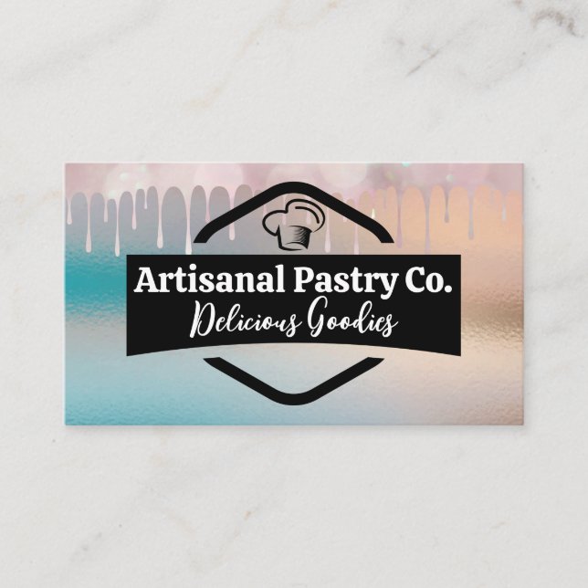 Chef Hat | Bakery Business Card (Front)