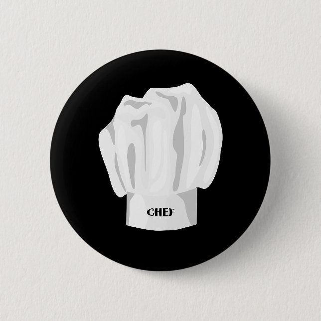 Chef Hat button (Front)