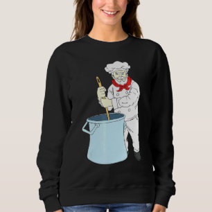 Chef Hat Cooking Utensil Cook Foodie Gourmet Cooki Sweatshirt