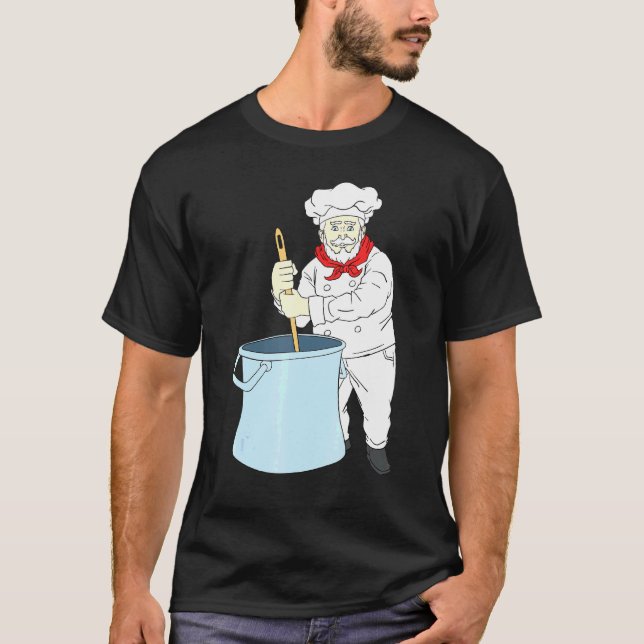 Chef Hat Cooking Utensil Cook Foodie Gourmet Cooki T-Shirt (Front)