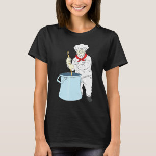 Chef Hat Cooking Utensil Cook Foodie Gourmet Cooki T-Shirt
