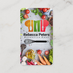 Chef Hat Culinary Restaurant Business Card