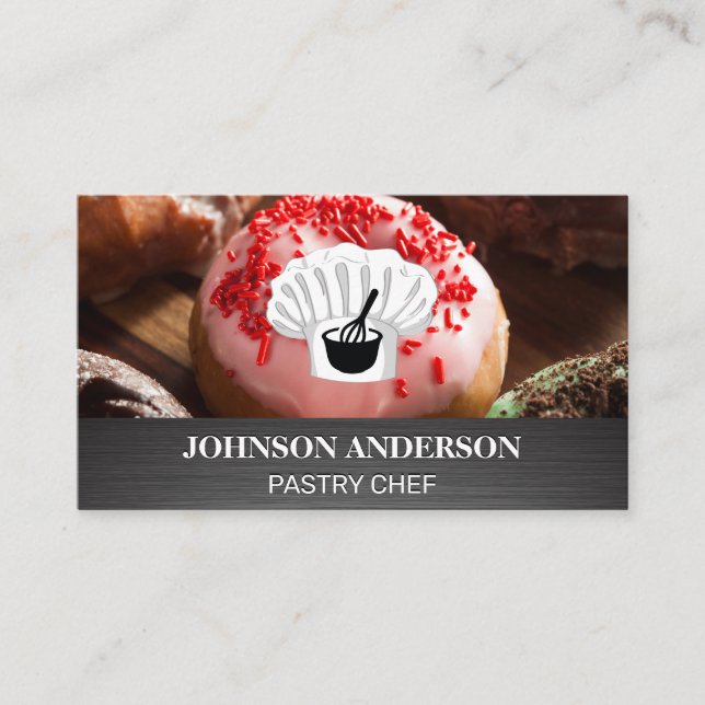 Chef Hat | Mixing Whisk and Bowl Loyalty Card (Front)