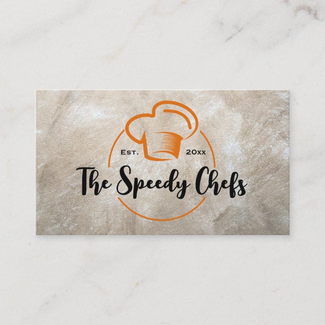 Chef Hat | Restaurant | Catering Business Card (Front)