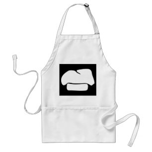 chef hat silhouette standard apron