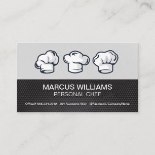 Chef Hats Culinary Business Card