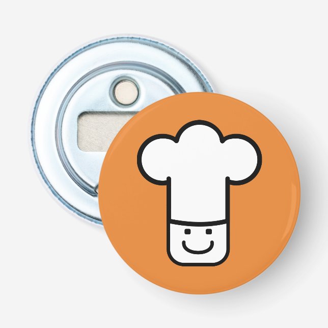 Chef Head Bottle Opener (Front)
