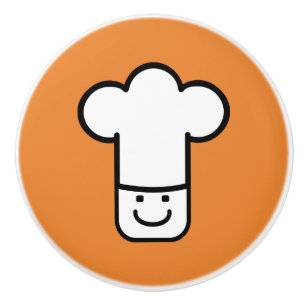 Chef Head Ceramic Knob