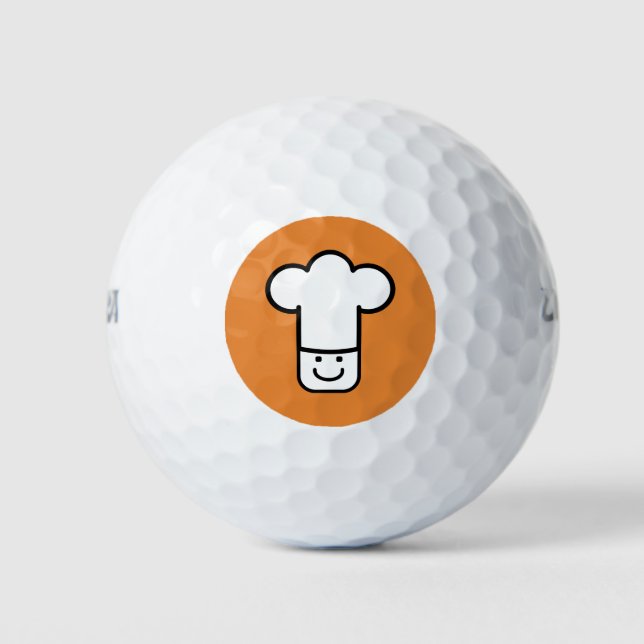 Chef Head Golf Balls (Front)
