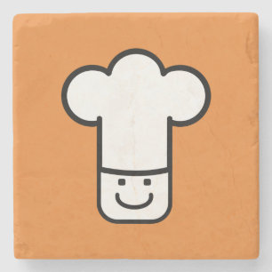 Chef Head Stone Coaster