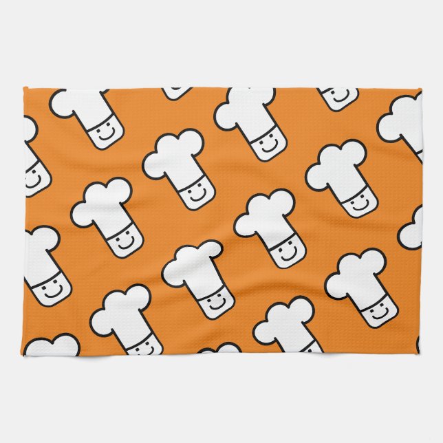 Chef Head Tea Towel (Horizontal)