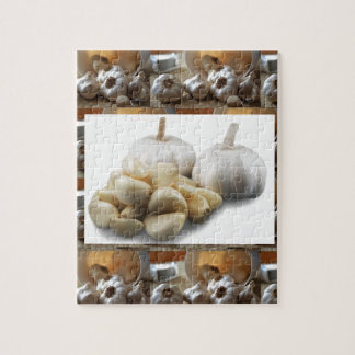 Chef Healthy Eating Cuisine Art Garlic Seasoning Jigsaw Puzzle
