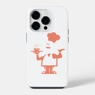 Chef holding a bowl of soup iPhone 14 pro case