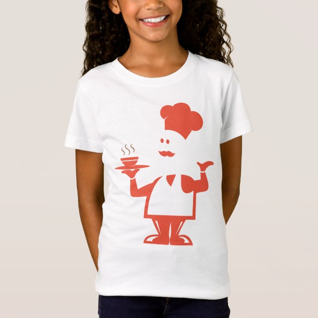 Chef holding a bowl of soup T-Shirt (Front)
