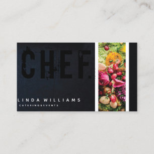 Chef I Catering Modern Professional Business Card
