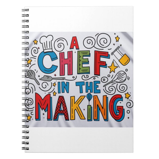 Chef in the making notebook (Front)