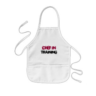 CHEF IN TRAINING baby bib Kids Apron