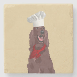 Chef Irish Red Setter Dog for Dog Lovers Stone Coaster