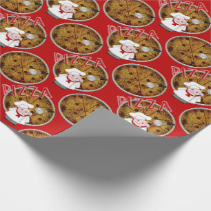 Chef Italiano Pizza, Red-Gift Wrap Wrapping Paper