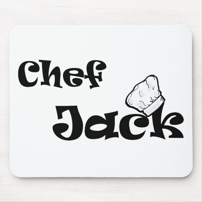 Chef Jack Mouse Mat (Front)