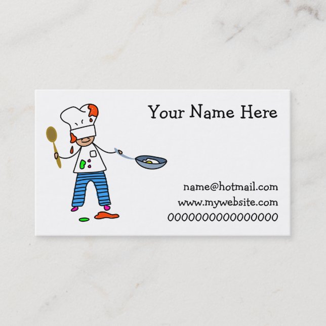 Chef Kid Business Card (Front)