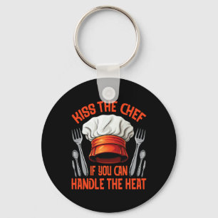 Chef Kiss Cooking Enthusiast Grilling Smoking  Key Ring