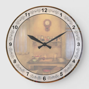 Chef - Kitchen - Granny's Kitchen Large Clock