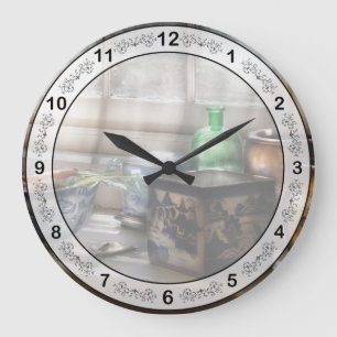 Chef - Kitchen - In a kitchen window Large Clock