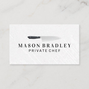 Chef   Kitchen Knife Business Card
