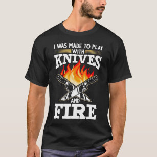 Chef Knife Cooking Saying Food Lover T-Shirt