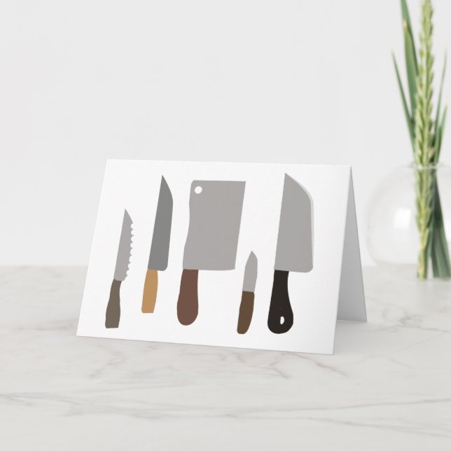 Chef Knives Card (Front)