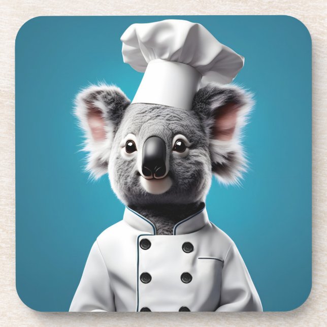 Chef Koala Coaster (Front)
