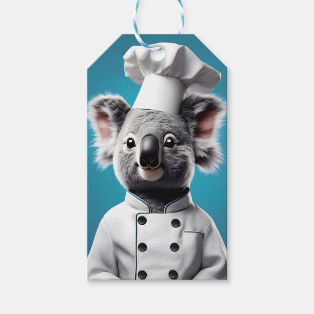 Chef Koala Gift Tags (Front)