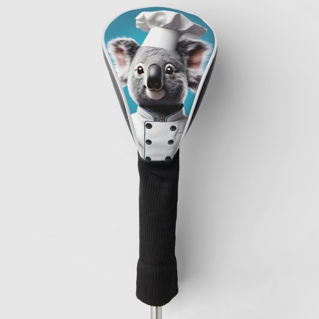 Chef Koala Golf Head Cover (Front)