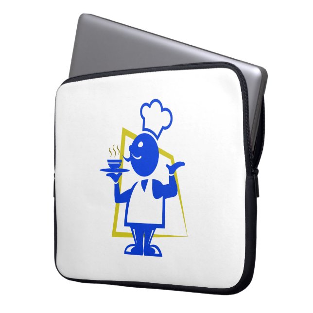 Chef Laptop Sleeve (Front Left)