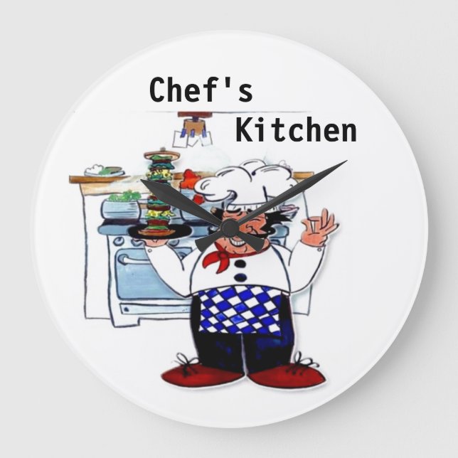 Chef Large Clock (Front)