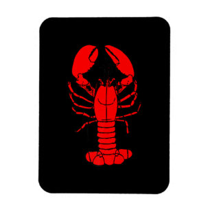 Chef & lobster Cartoon lobster Lovers Gift Magnet