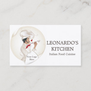 Chef Logo For Chef,Catering,Restaurant Business Card