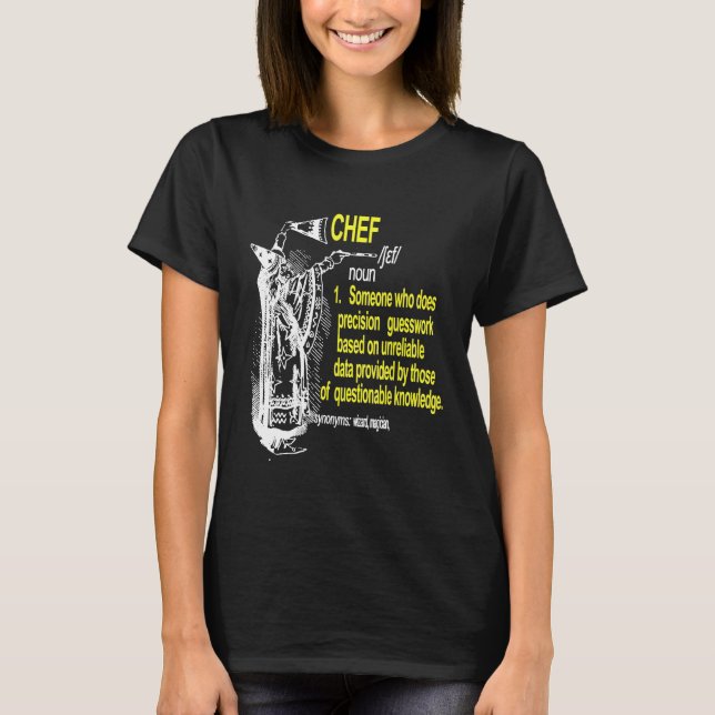 Chef Meaning Shirt Chef Noun Definition (Front)