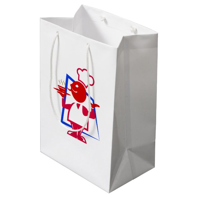 Chef Medium Gift Bag (Back Angled)