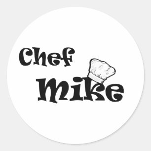 Chef Mike Classic Round Sticker