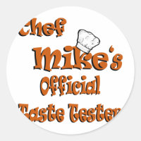 Chef Mike's taste tester