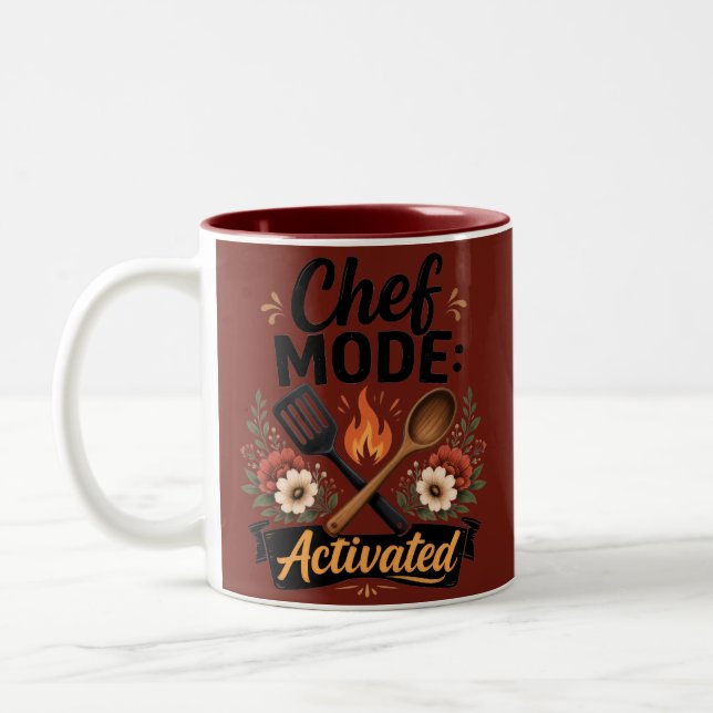Chef Mode Activated Accent Mug (Left)