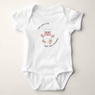 Chef mummy baby bodysuit