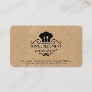 Chef Natural Business Card